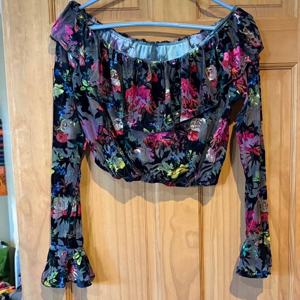 Floral Off-Shoulder Women's Top